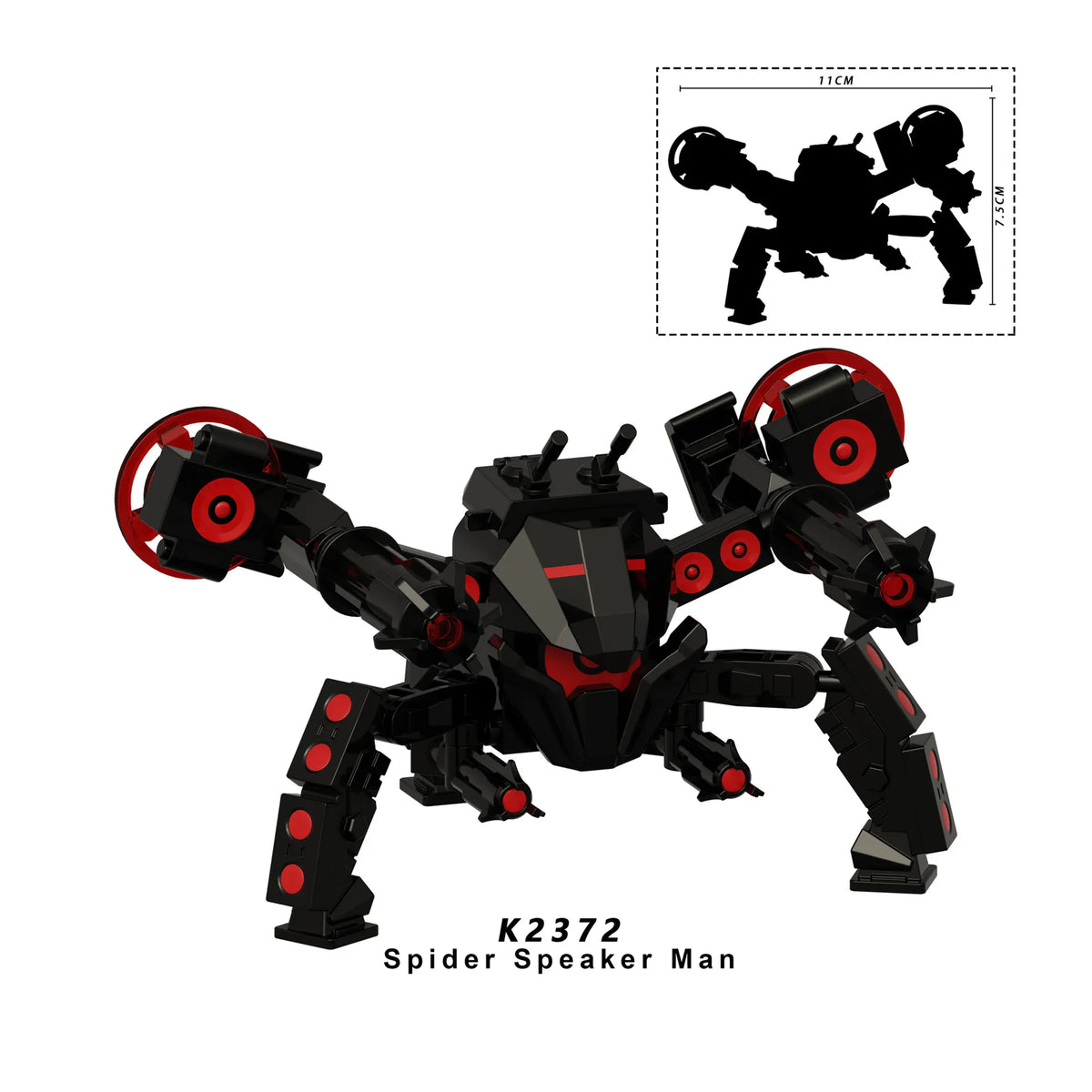 Zestaw figurek Skibidi Toilet - K-2372