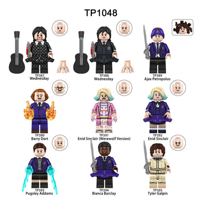 Zestaw figurek Wednesday Addams - Zestaw x9