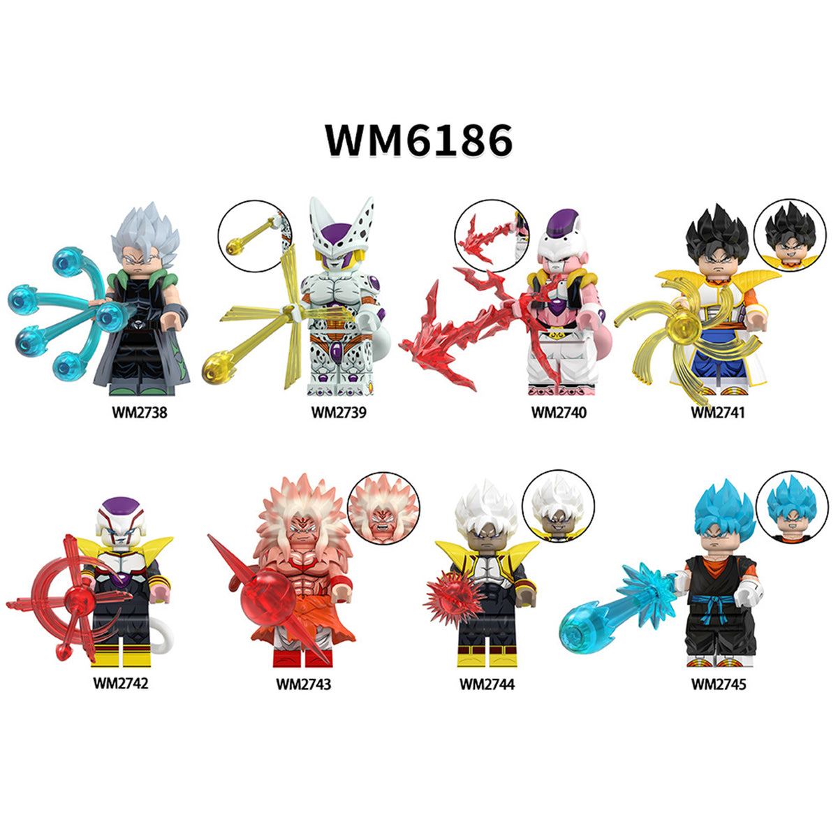 Zestaw figurek Dragon Ball - Zestaw x8