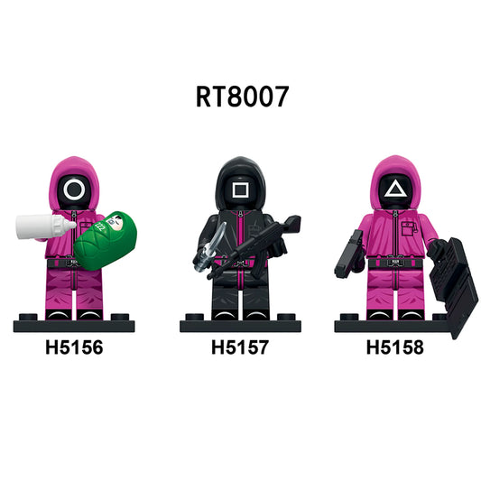 Zestaw figurek Squid Game - Zestaw x3