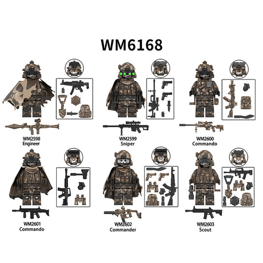 Zestaw figurek Military - Zestaw x6