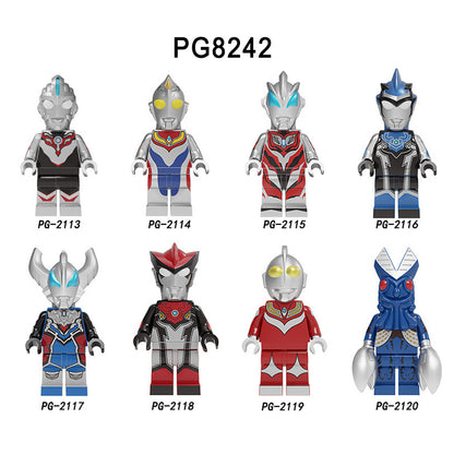 Zestaw figurek Ultraman - Zestaw x8