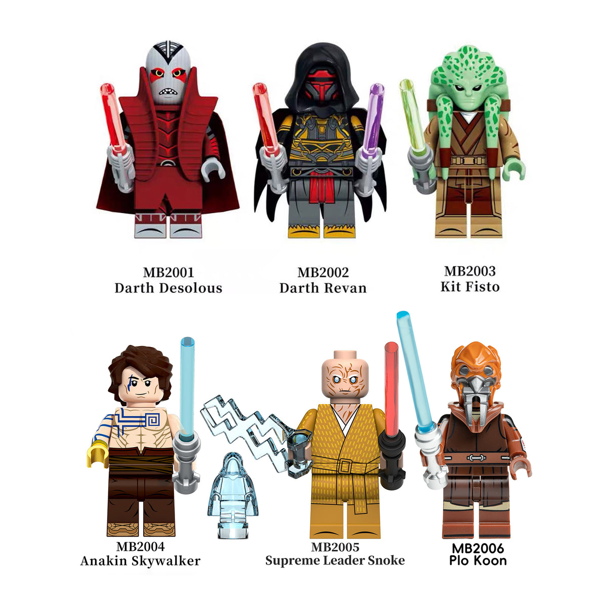 Zestaw figurek Star War - Zestaw x6
