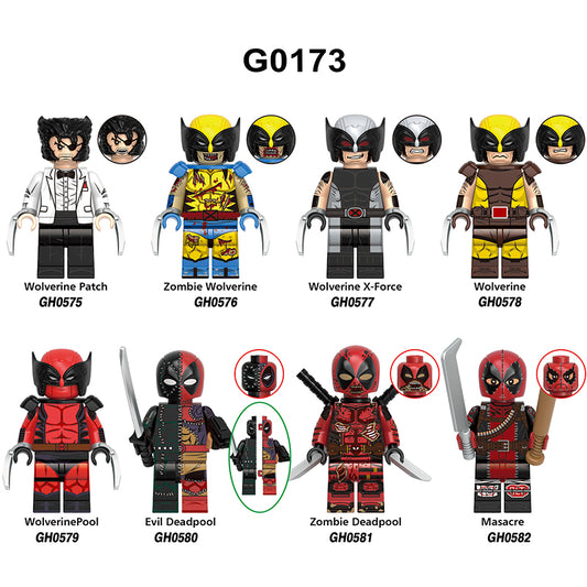 Zestaw figurek Super Hero - Zestaw x8