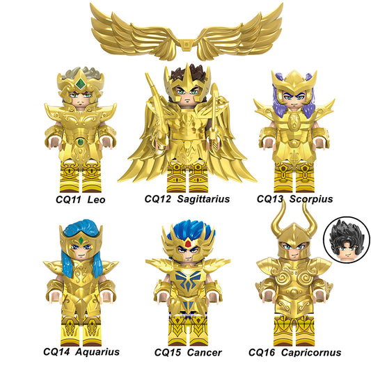Zestaw figurek Gold Saint - Zestaw x6
