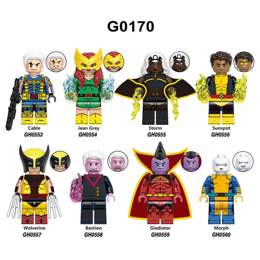 Zestaw figurek Super Hero - Zestaw x8