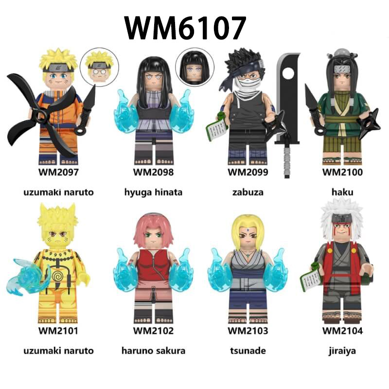 Zestaw figurek Naruto - Zestaw x8