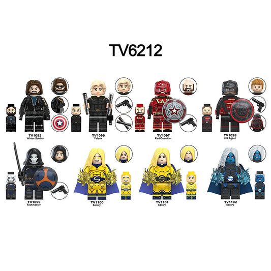Zestaw figurek Super Hero - Zestaw x8