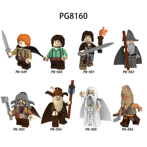 Zestaw figurek Lord of The Rings - Zestaw x8