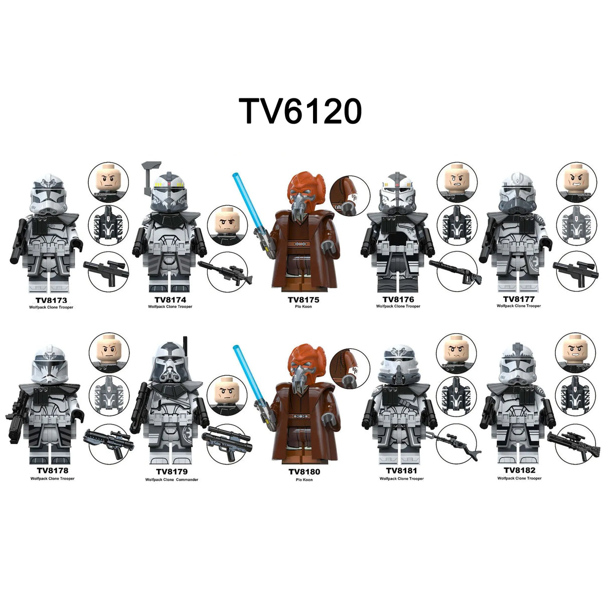 Zestaw figurek Star War - Zestaw x10