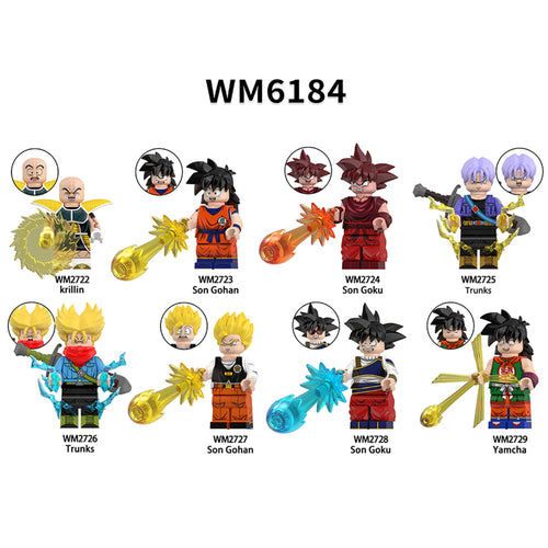 Zestaw figurek Dragon Ball - Zestaw x8