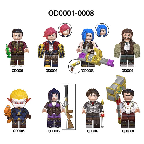 Zestaw figurek League of Legends - Zestaw x8