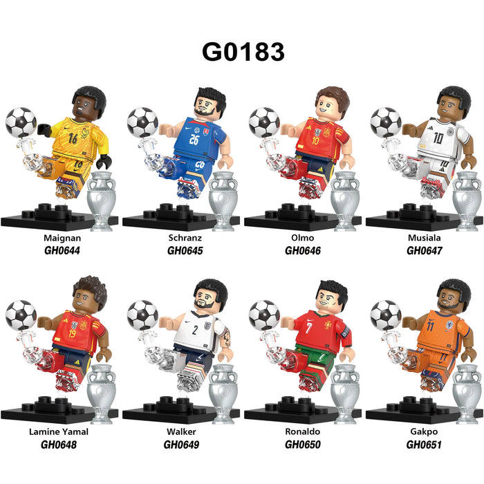 Pakiet figurek Piłkarze – gwiazdy mundialu
