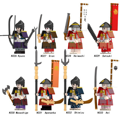 Zestaw figurek Warrior - Zestaw x8