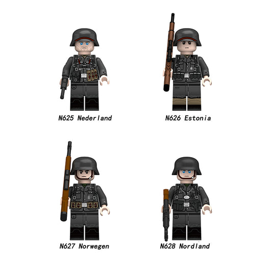 Zestaw figurek Military - Zestaw x4