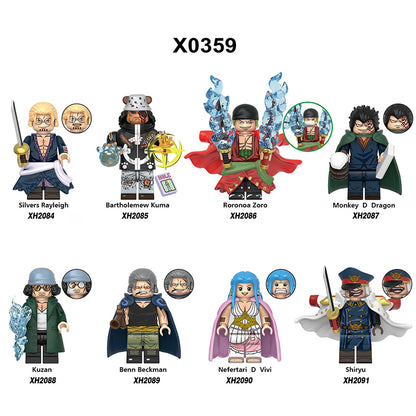 Zestaw figurek One Piece - Zestaw x8