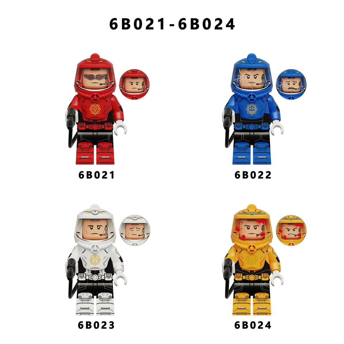 Pakiet figurek (6B-021, 6B-022, 6B-023, 6B-024) — Pakiet wszystkich figurek