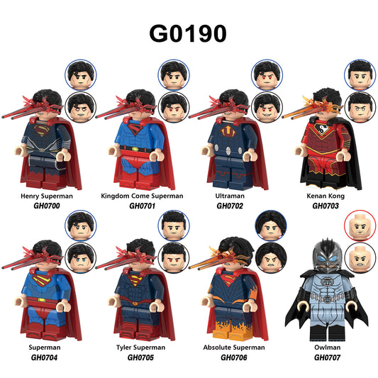 Zestaw figurek Super Hero - Zestaw x8