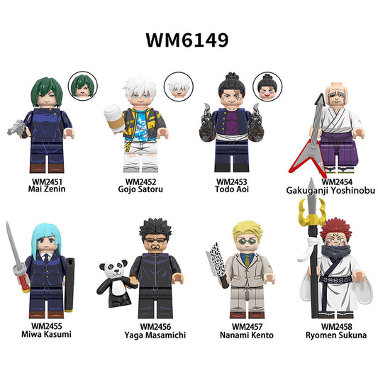 Zestaw figurek Jujutsu Kaisen - Zestaw x8