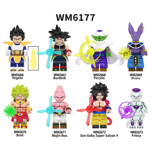 Zestaw figurek Dragon Ball - Zestaw x8