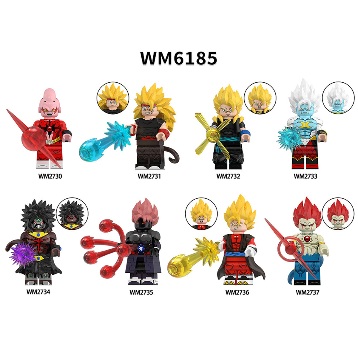 Zestaw figurek Dragon Ball - Zestaw x8