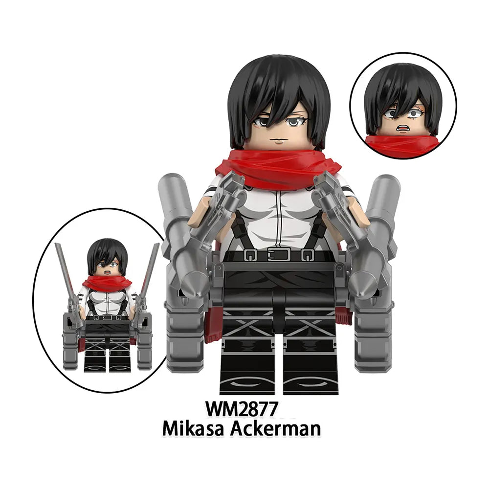 Zestaw figurek Attack On Titan - W-2877