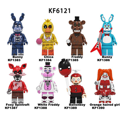 Zestaw figurek Midnight Bear - Zestaw x8