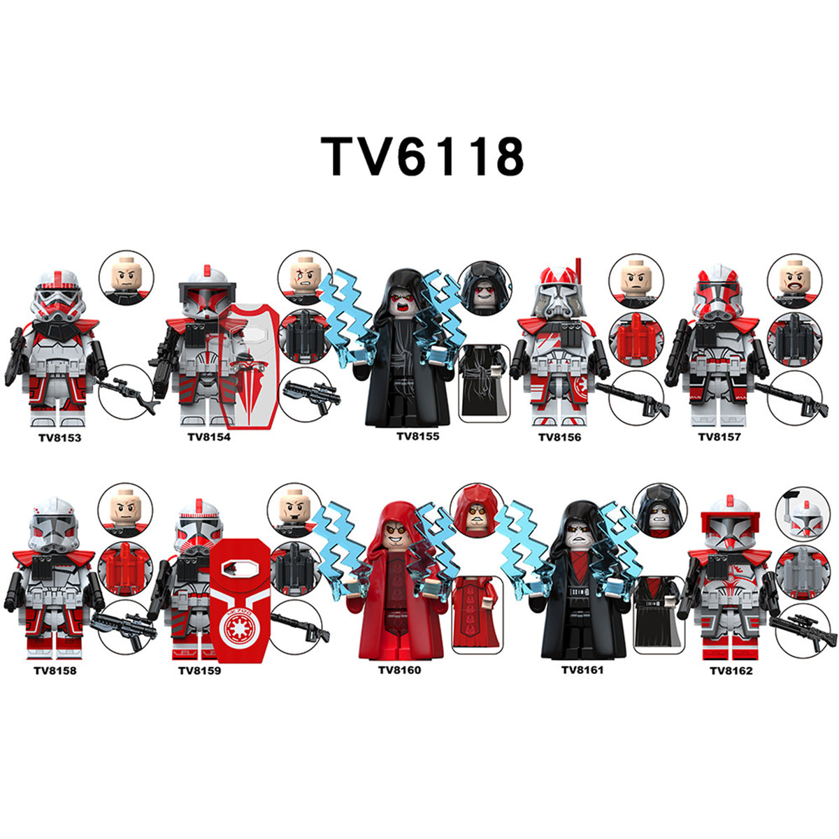 Zestaw figurek Star War - Zestaw x10