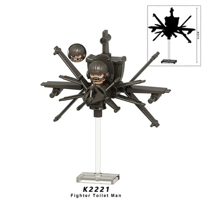 Zestaw figurek Skibidi Toilet - K-2221