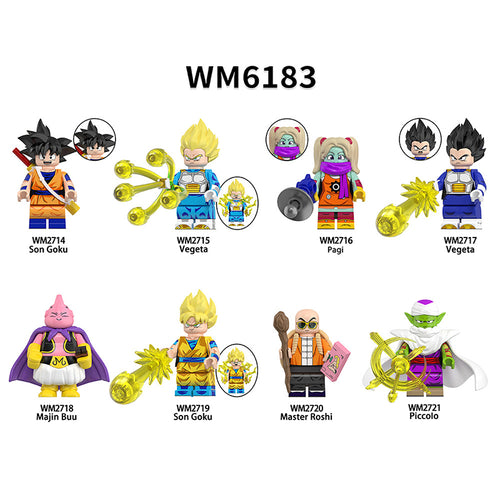 Zestaw figurek Dragon Ball - Zestaw x8