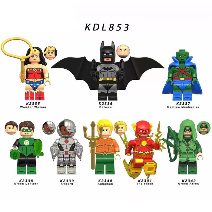 Pakiet figurek Marvel i DC – bohaterowie
