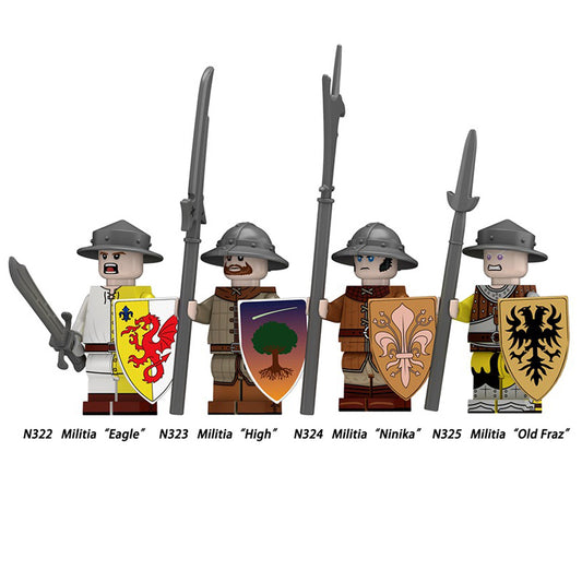 Zestaw figurek Medieval - Zestaw x4