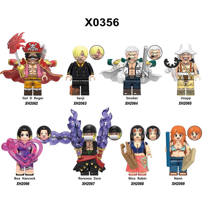 Zestaw figurek One Piece - Zestaw x8
