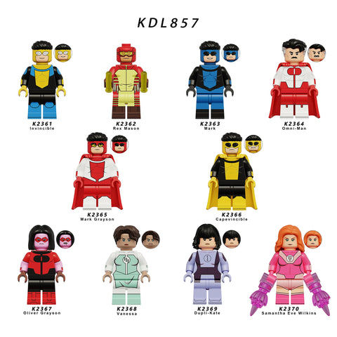 Zestaw figurek Super Hero - Zestaw x10