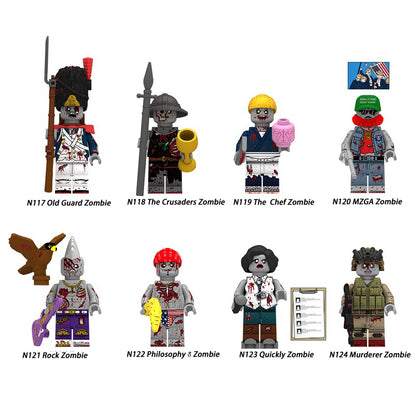 Zestaw figurek Zombie - Zestaw x8