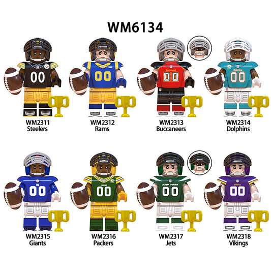 Zestaw figurek Football Team - Zestaw x8