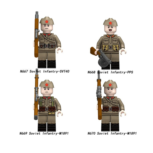 Zestaw figurek Military - Zestaw x4