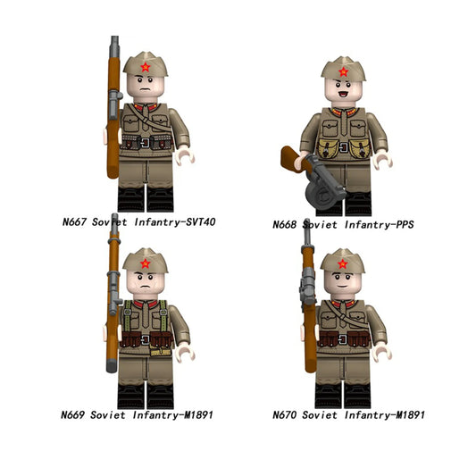 Zestaw figurek Military - Zestaw x4
