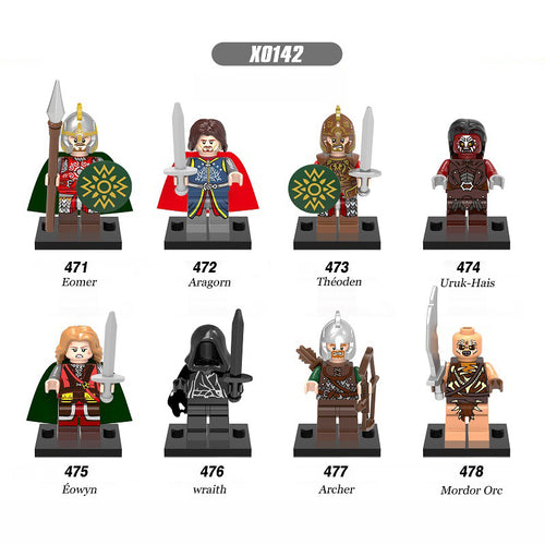 Zestaw figurek Lord of The Rings - Zestaw x8